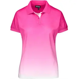 Ladies Dakota Golf Shirt Pink Front